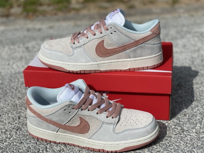 Authentic Nike Dunk Low Fossil Rose