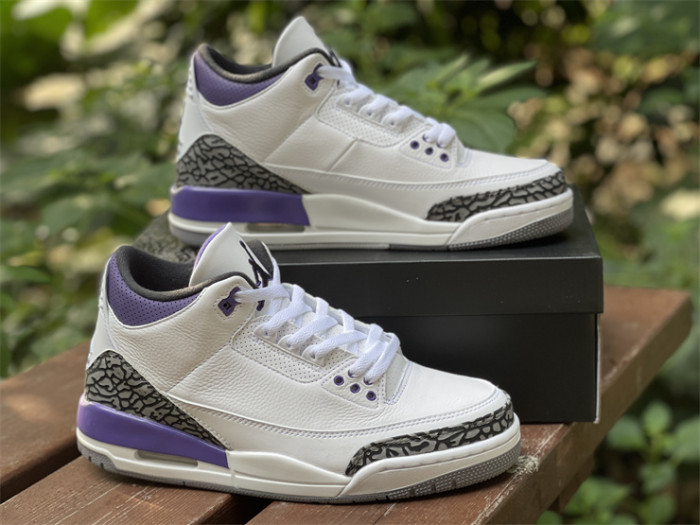 Authentic Air Jordan 3 “Dark Iris”