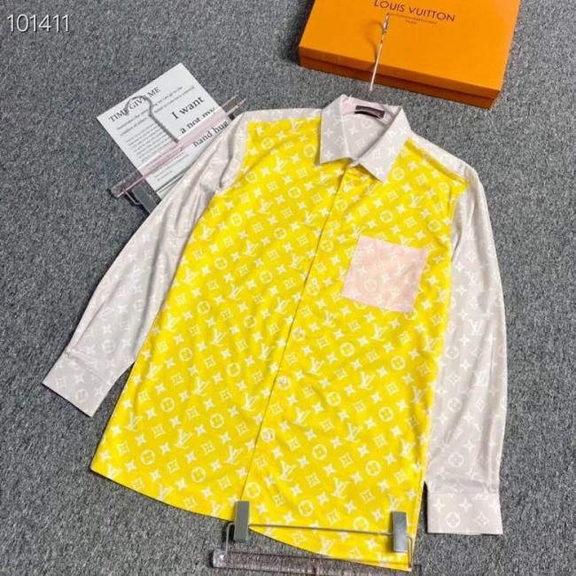 LV shirt men-404(M-XXL)