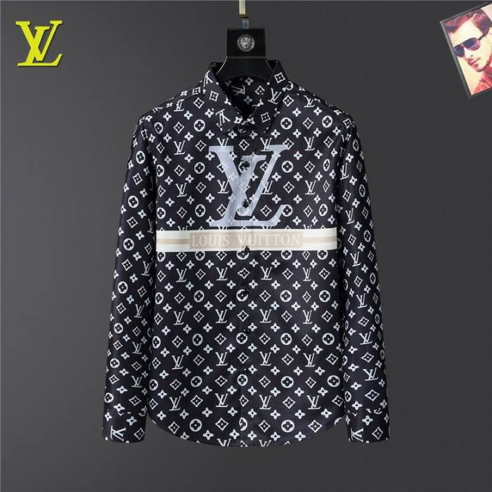 LV shirt men-413(M-XXXL)