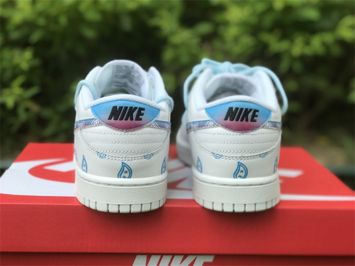 Authentic Nike Dunk Low White Custom Made