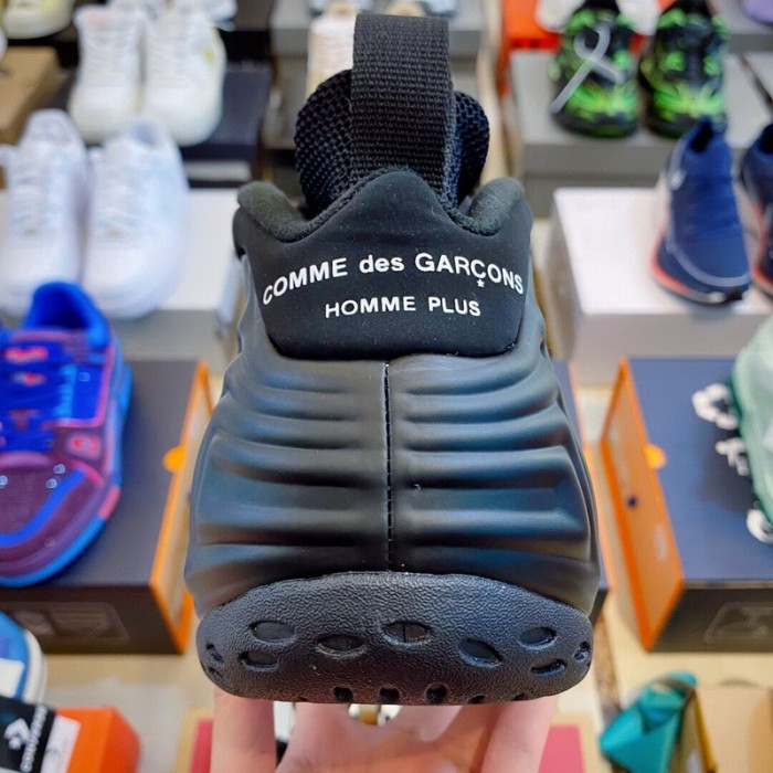 Authentic CDG x Nike Air Foamposite One Black