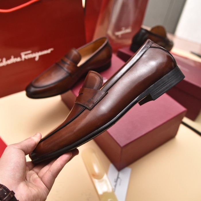 Ferragamo Men shoes 1：1 quality-359