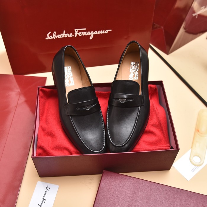 Ferragamo Men shoes 1：1 quality-355