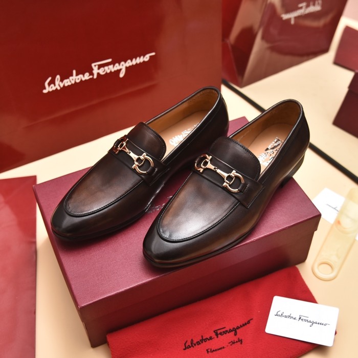 Ferragamo Men shoes 1：1 quality-369