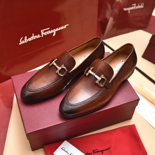 Ferragamo Men shoes 1：1 quality-377