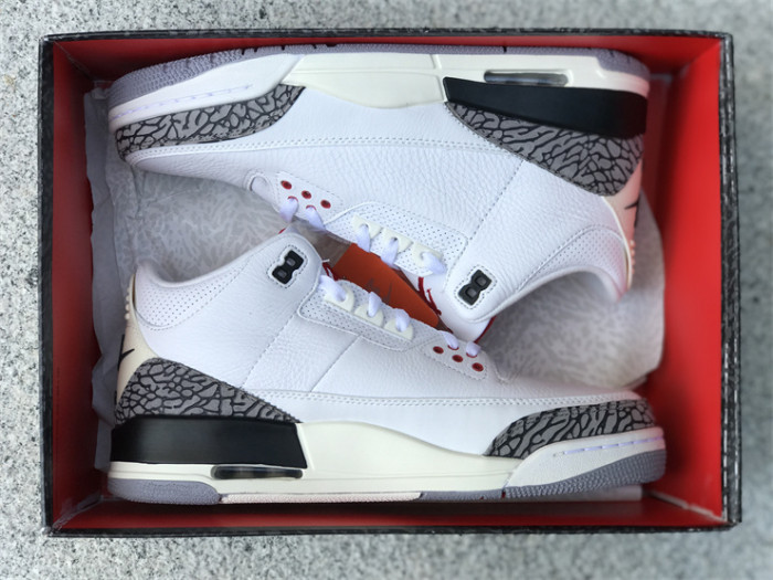 Authentic Air Jordan 3 “White Cement Reimagined”