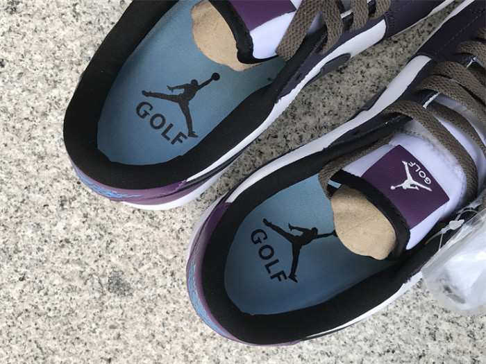 Authentic Air Jordan 1 Low Golf NRG “Purple Smoke”