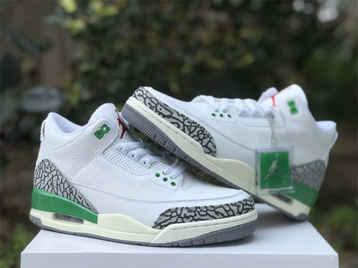 Authentic Air Jordan 3 WMNS “Lucky Green”