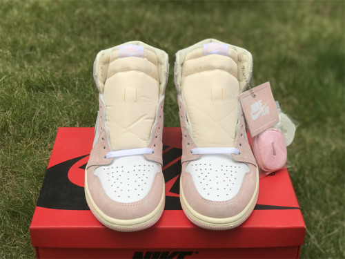 Authentic Air Jordan 1 High OG “Washed Pink” Women Shoes