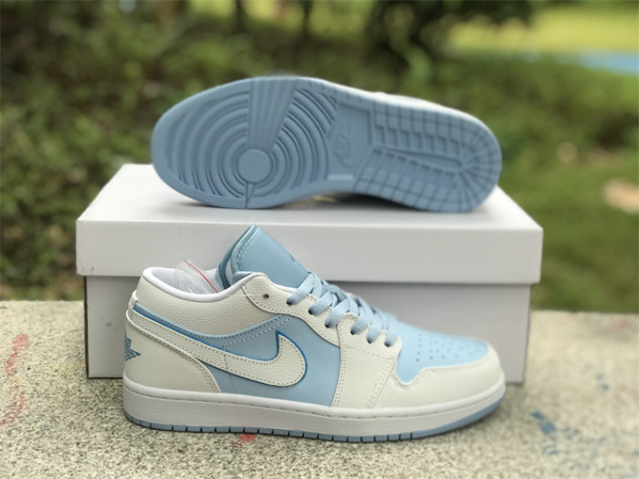 Authentic Air Jordan 1 Low“Ice Blue”