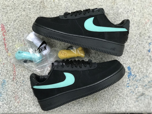 Authentic TIFFANY CO. x Nike Air Force 1 Low Black