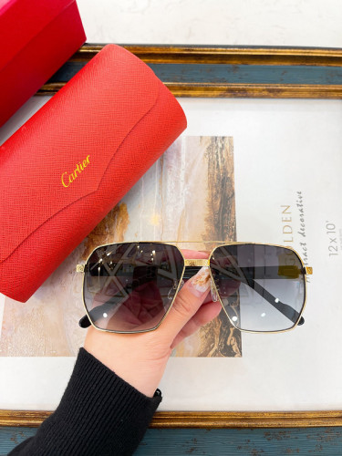 Cartier Sunglasses AAAA-2417