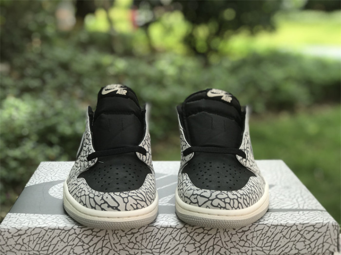 Authentic Air Jordan 1 Low OG “Black Cement”