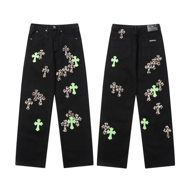 Chrome Hearts jeans AAA quality-060