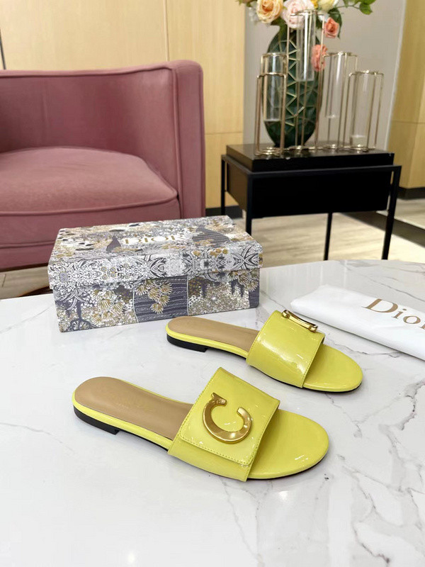 Dior women slippers AAA-093