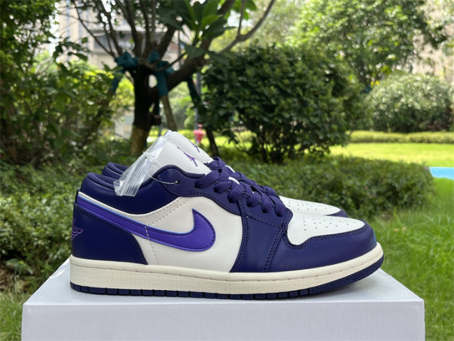 Authentic Air Jordan 1 Low “Sky J Purple”Women