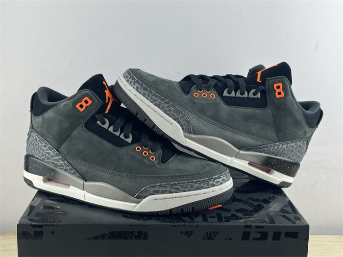 Authentic Air Jordan 3 “Fear”2023