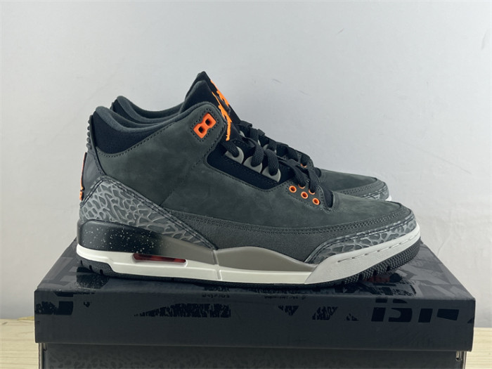 Authentic Air Jordan 3 “Fear”2023