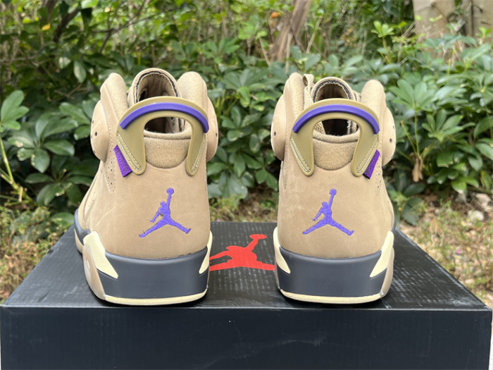 Authentic Air Jordan 6 Gore-Tex “Brown Kelp”