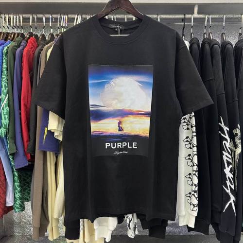 Purple t-shirt-003(S-XL)