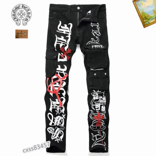 Chrome Hearts jeans AAA quality-115