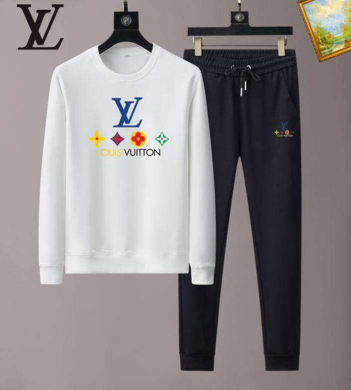 LV long sleeve men suit-608(M-XXXL)