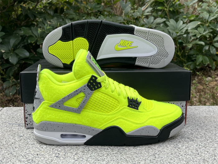 Authentic Air Jordan 4 Tour Yellow