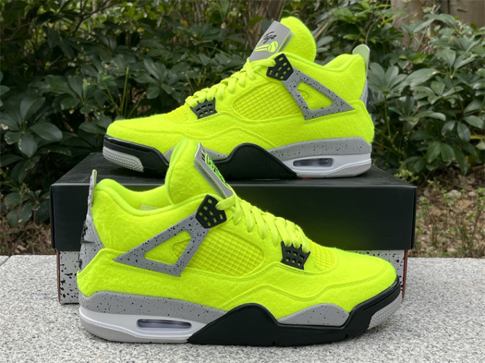 Authentic Air Jordan 4 Tour Yellow