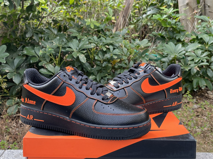 Authentic VLONE x Nike Air Force 1 Low Black