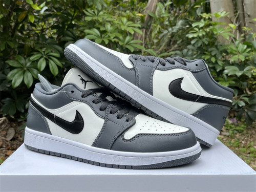 Authentic Air Jordan 1 Low Dark Grey