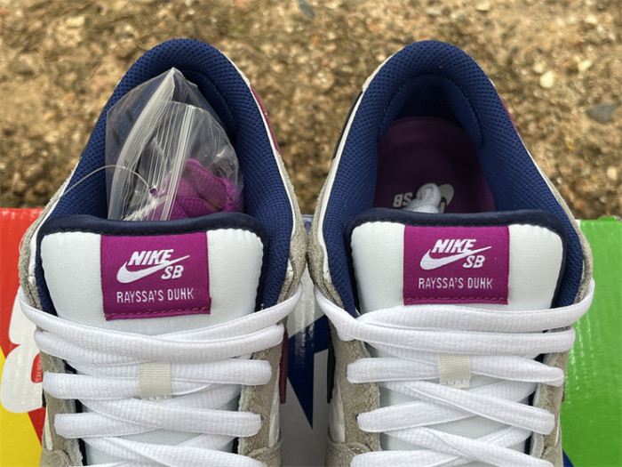 Authentic Nike Dunk SB Pure Platinumand and Vivid Purple