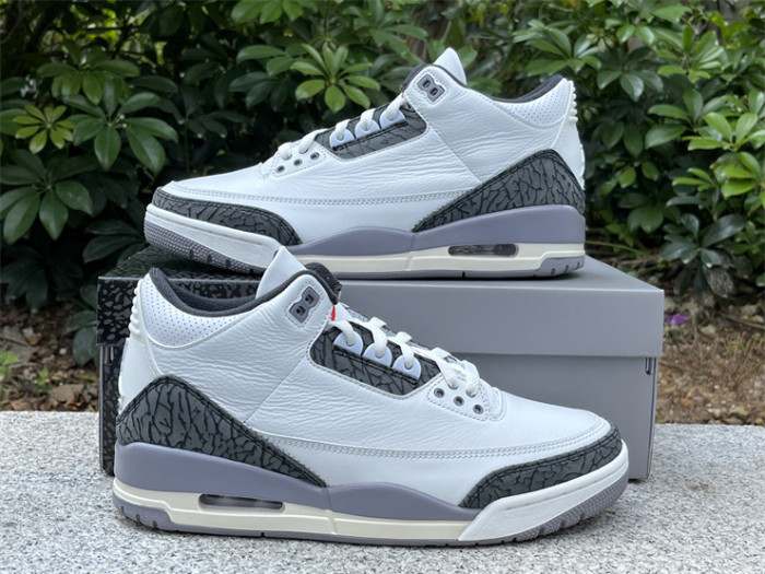 Authentic Air Jordan 3 “Cement Grey”