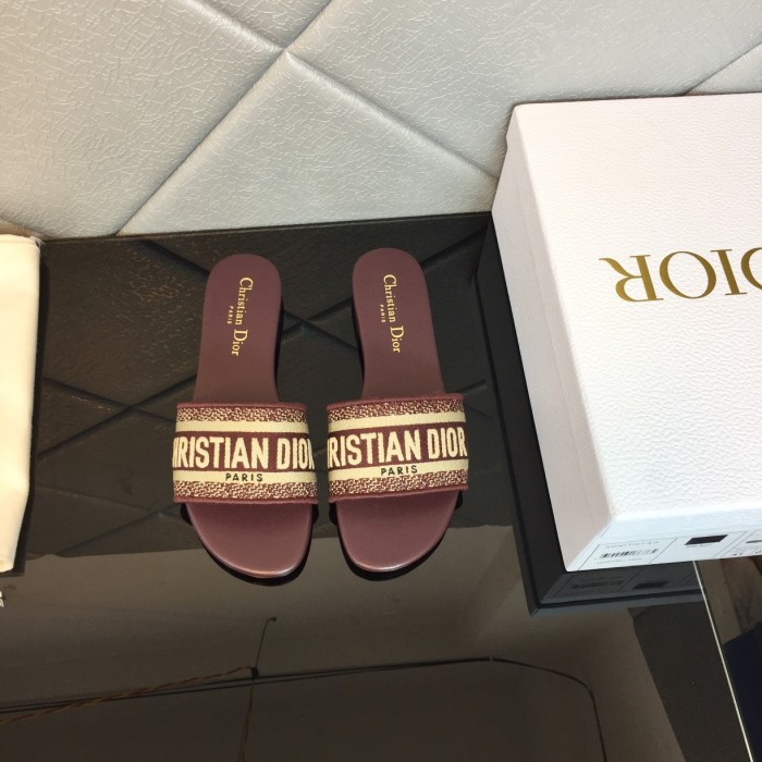 Dior women slippers 1：1 quality-308