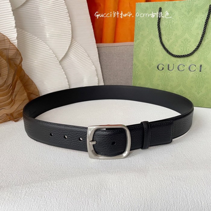 Super Perfect Quality G Belts(100% Genuine Leather,steel Buckle)-4463