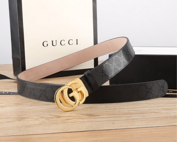 Super Perfect Quality G Belts(100% Genuine Leather,steel Buckle)-4508