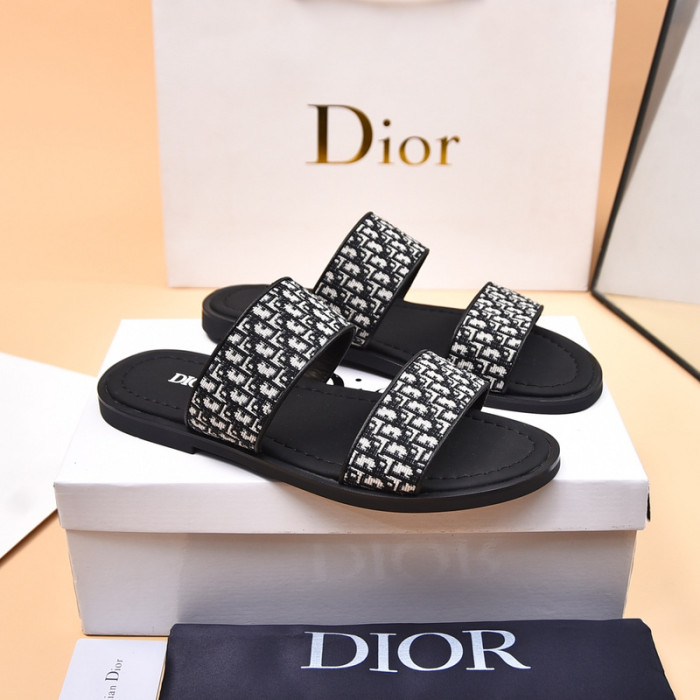 Dior men slippers1：1 quality-159