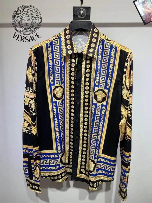 Versace long sleeve shirt men-306(S-XXL)