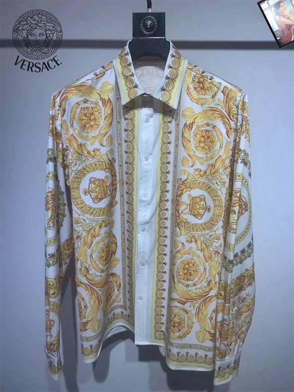 Versace long sleeve shirt men-317(S-XXL)