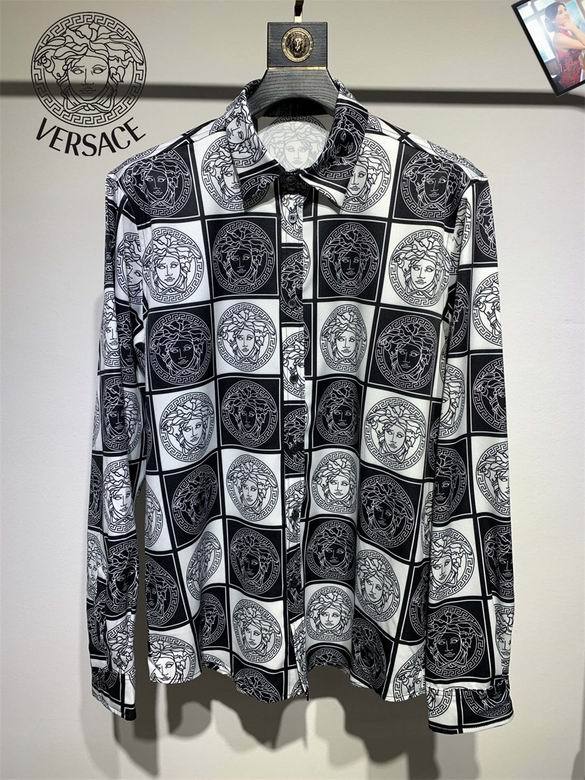 Versace long sleeve shirt men-302(S-XXL)