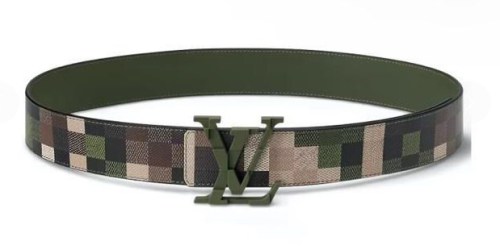 Super Perfect Quality LV Belts(100% Genuine Leather Steel Buckle)-4576