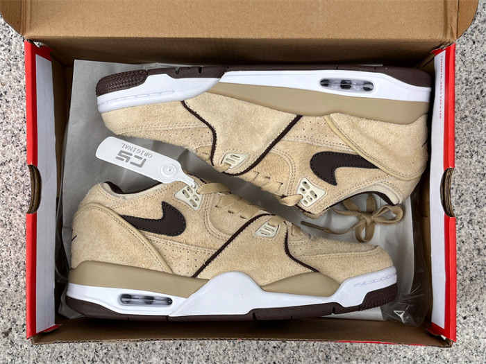 Authentic Nike Air Flight 89 Low “Khaki Suede”