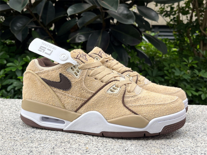 Authentic Nike Air Flight 89 Low “Khaki Suede”