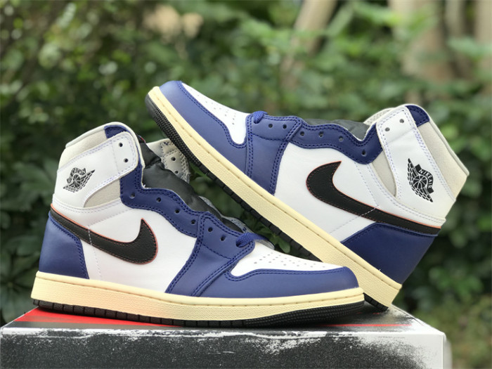 Authentic Air Jordan 1 High OG Rare Air “Deep Royal Blue”