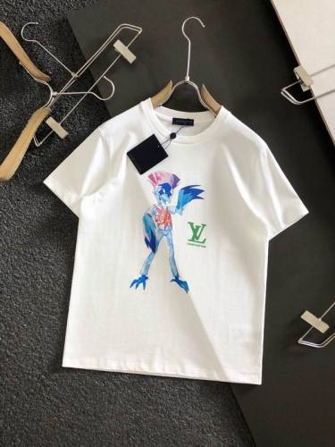 LV  t-shirt men-7393(M-XXXL)