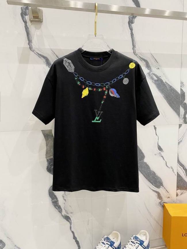 LV  t-shirt men-8505(XS-L)
