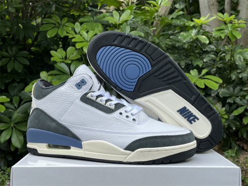 Authentic A Ma Maniére x Jordan 3 “Diffused Blue” GS