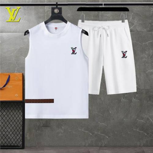 LV short sleeve men suit-275(M-XXXL)