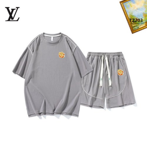 LV short sleeve men suit-287(M-XXXL)
