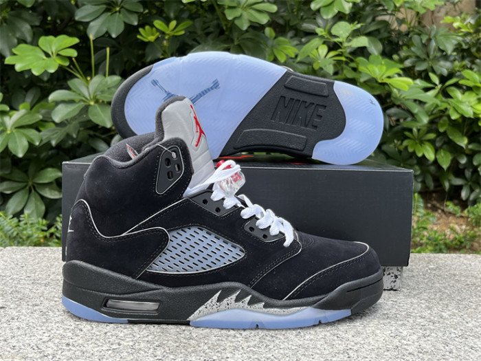 Authentic Air Jordan 5 “Black Metallic Reimagined”   GS